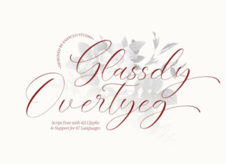 NCL Glassdy Overtyeg Font