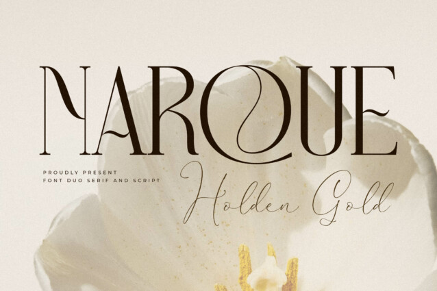 Narque Holden Gold Font
