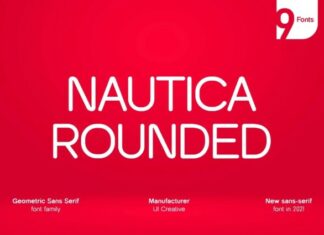 Nautica Rounded Font