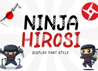 Ninja Hirosi Display Font