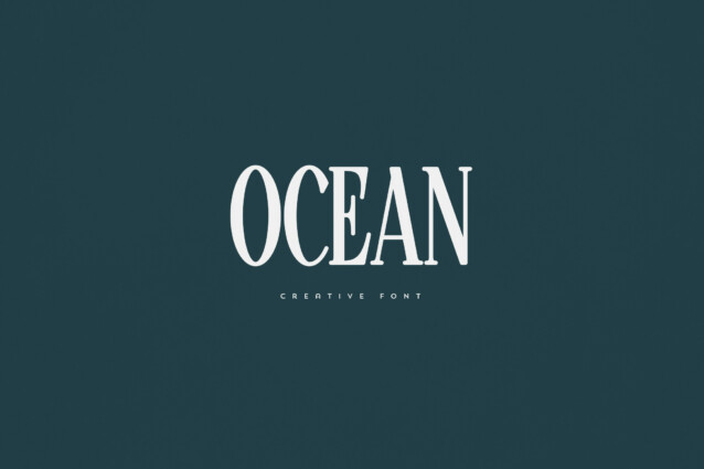 Ocean Typeface