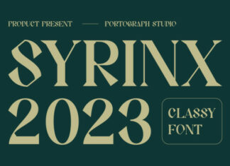 Syrinx Typeface