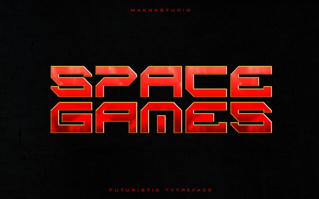 Space Games Font