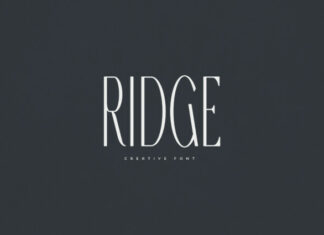 Ridge Typeface