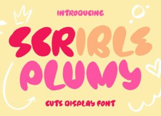 Scrible Plumy Font