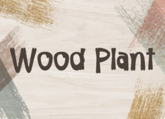 Wood Plant Font