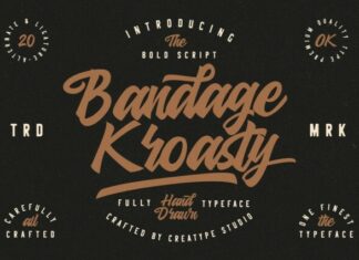 Bandage Kroasty Font
