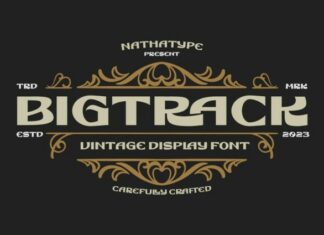 Bigtrack Font