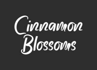 Cinnamon Blossoms Font