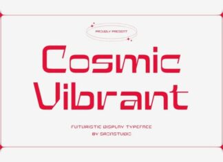 Cosmic Vibrant Font