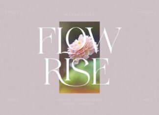 Flowrise Font