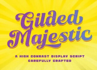 Gilded Majestic Font