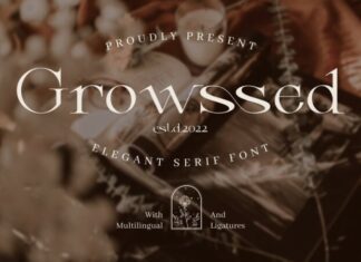 Growssed Font