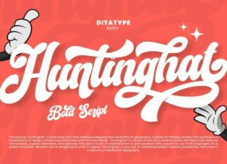 Huntinghat Font