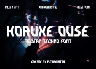 Koruxe Ouse Font