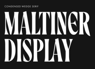 Maltiner Display Font