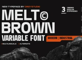 Meltbrown Font