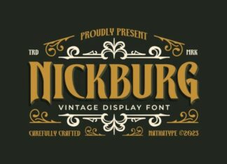 Nickburg Font