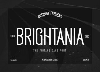 Brightania Font
