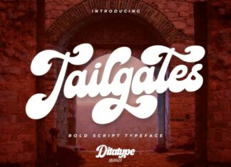 Tailgates Font