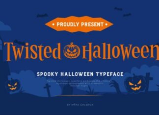 Twisted Halloween Font