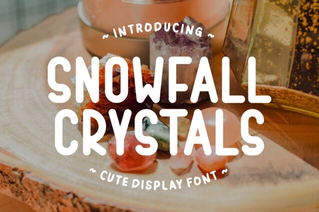 Snowfall Crystals Font