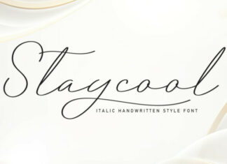 Staycool Script Font