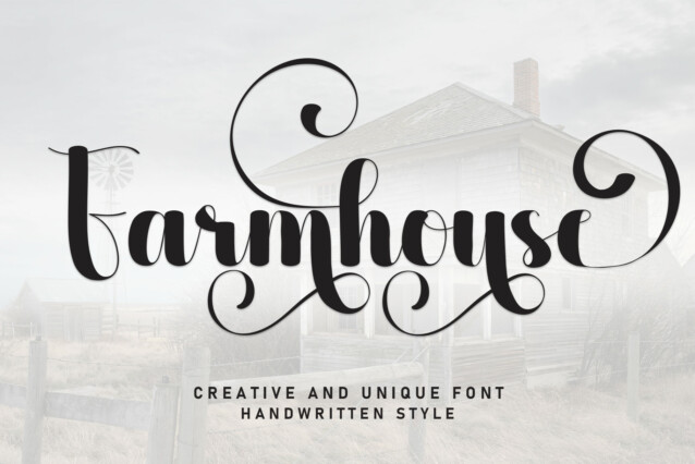 Farmhouse Typeface