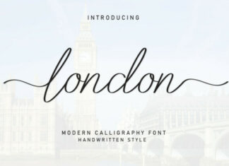 London Script Font