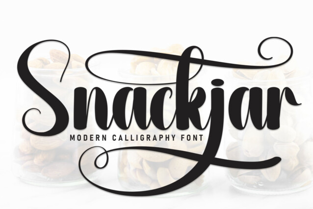 Snackjar Script Font