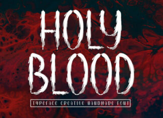Holy Blood Script Font