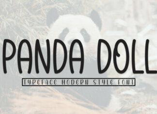 Panda Doll Display Font