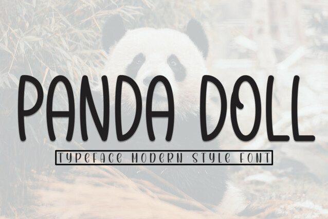 Panda Doll Display Font