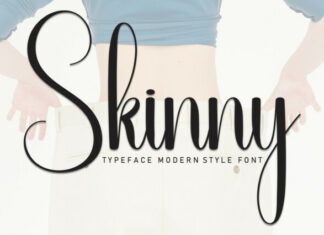 Skinny Script Font