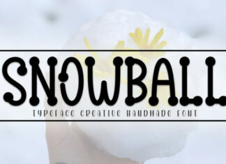 Snowball Display Font