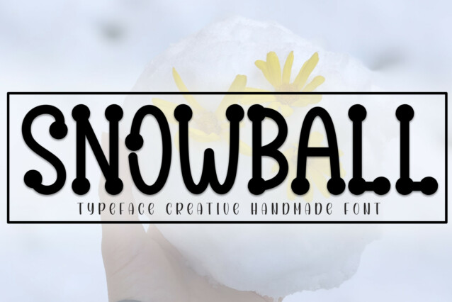 Snowball Display Font