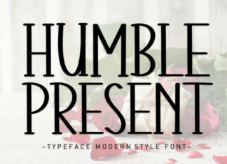 Humble Present Display Font