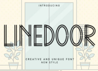 Linedoor Display Font