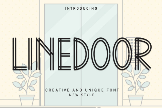 Linedoor Display Font