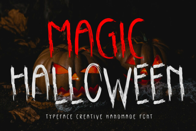 Magic Halloween Display Font