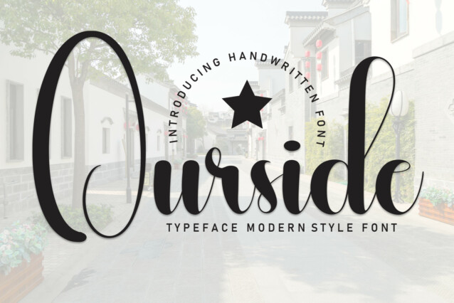 Ourside Script Font