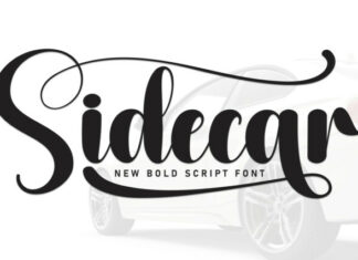 Sidecar Script Font