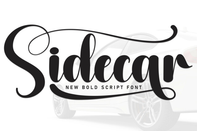 Sidecar Script Font