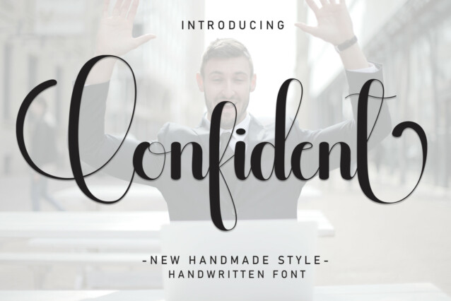 Confident Script Font