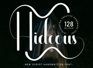 Hideous Script Font