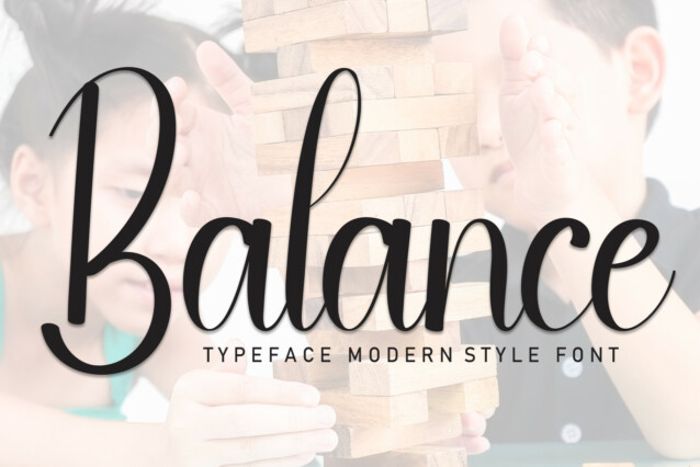 Balance Script Font