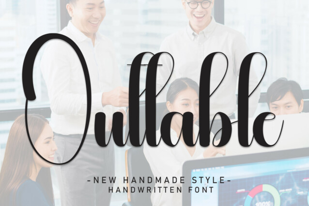 Outtable Script Font