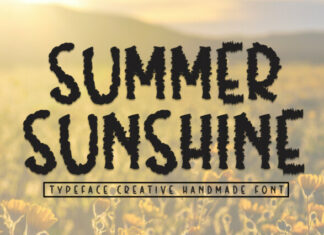 Summer Shunshine Display Font