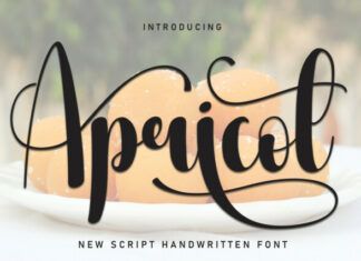 Apricot Script Typeface