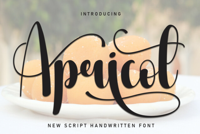 Apricot Script Typeface